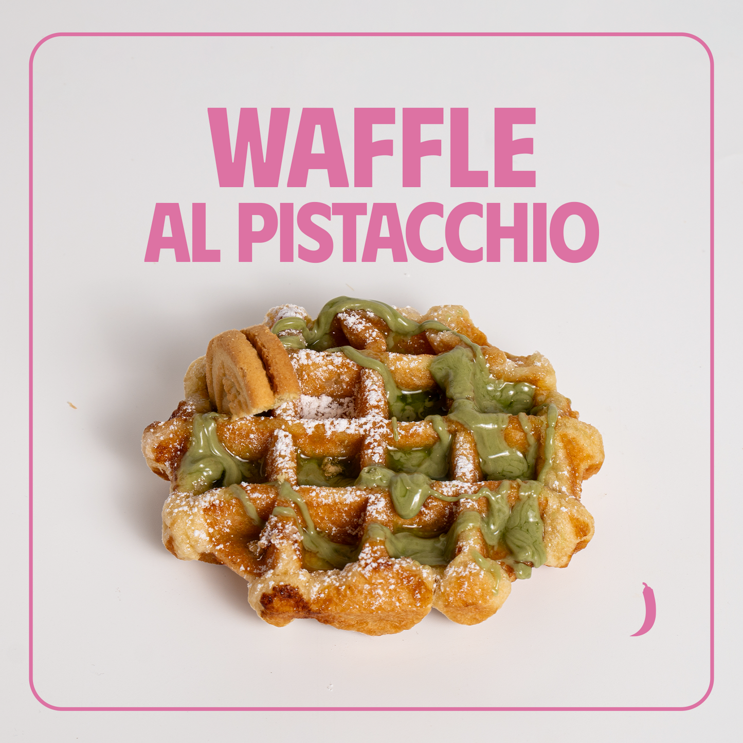 WAFFLE AL PISTACCHIO