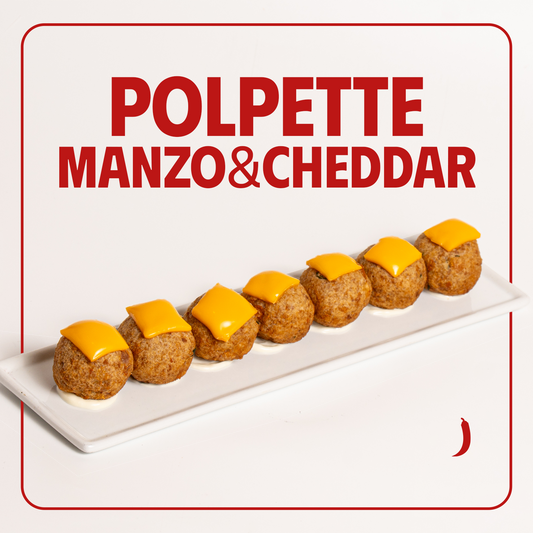 POLPETTE DI MANZO E CHEDDAR